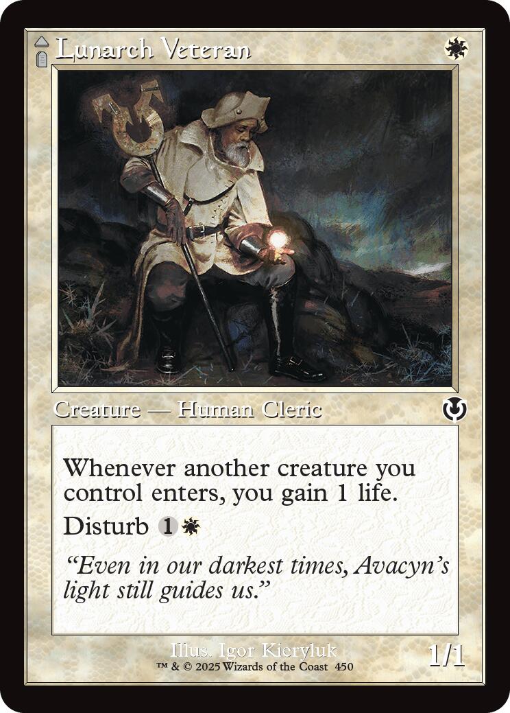 Lunarch Veteran // Luminous Phantom (Retro Frame) [Innistrad Remastered] | Deep Dive Games St. Marys