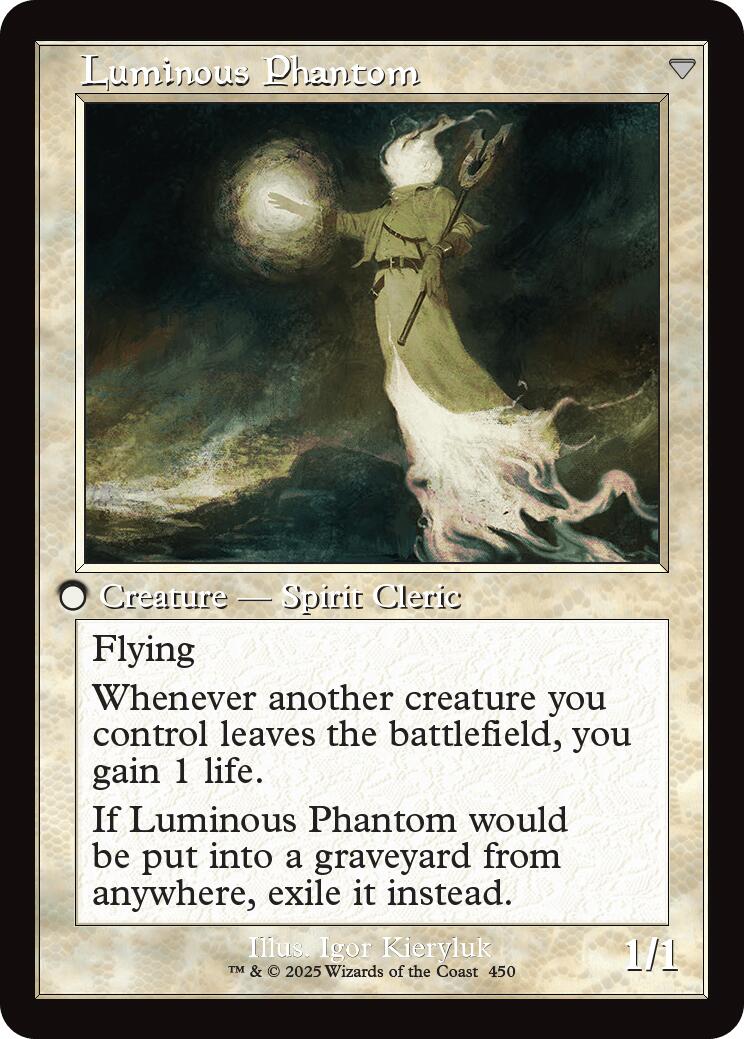Lunarch Veteran // Luminous Phantom (Retro Frame) [Innistrad Remastered] | Deep Dive Games St. Marys