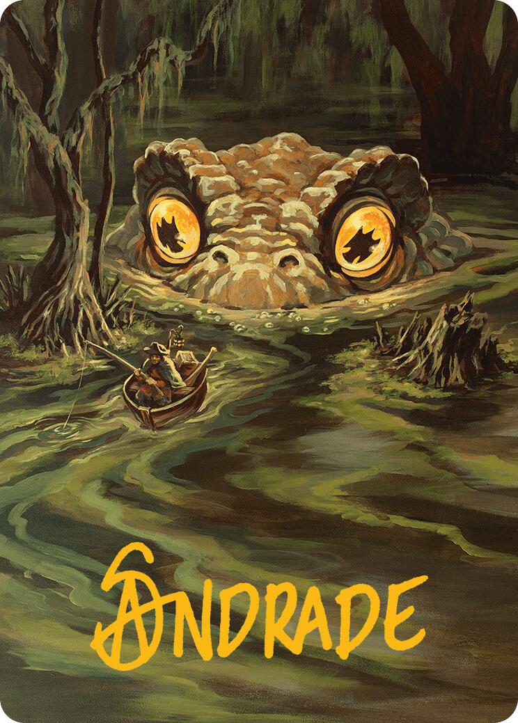 The Gitrog Monster Art Card (Gold-Stamped Signature) [Innistrad Remastered Art Series] | Deep Dive Games St. Marys