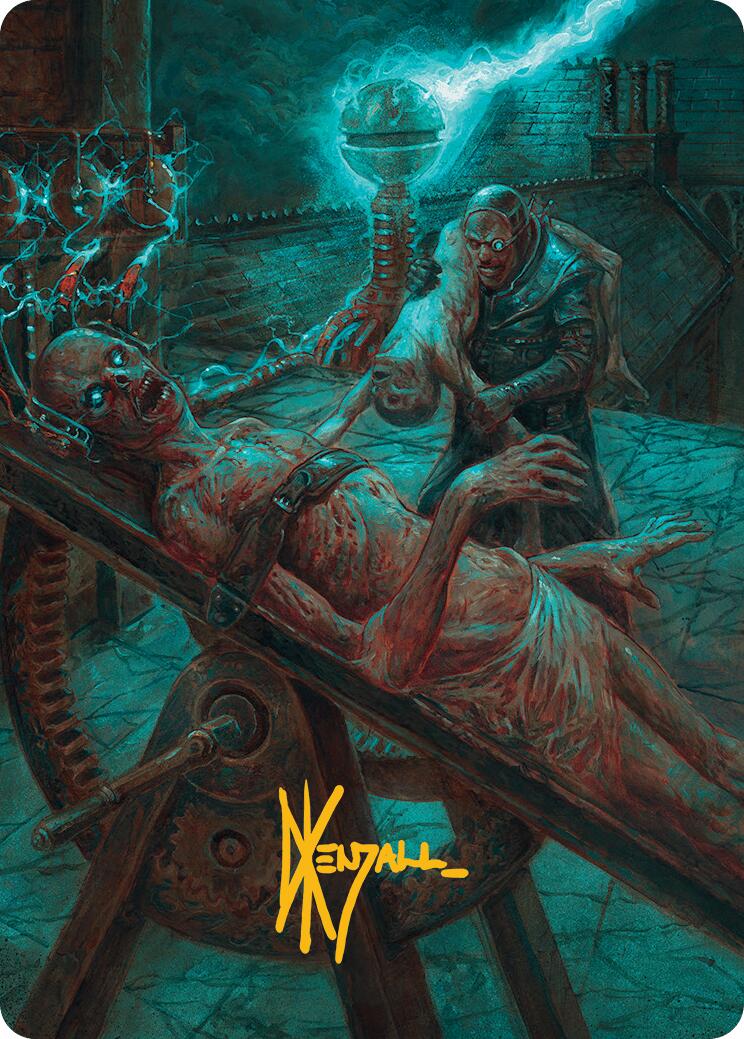 Rooftop Storm Art Card (Gold-Stamped Signature) [Innistrad Remastered Art Series] | Deep Dive Games St. Marys