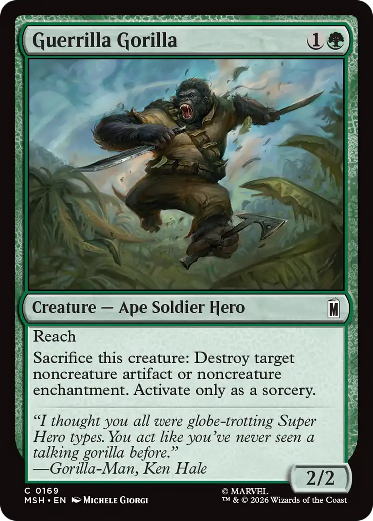 Guerrilla Gorilla [Marvel Super Heroes] | Deep Dive Games St. Marys