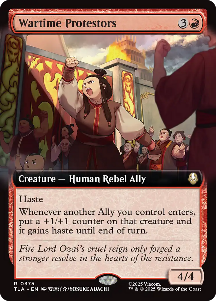 Wartime Protestors (Extended Art) [Avatar: The Last Airbender] | Deep Dive Games St. Marys