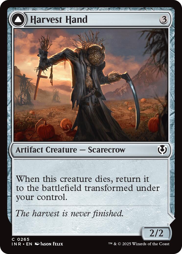 Harvest Hand // Scrounged Scythe [Innistrad Remastered] | Deep Dive Games St. Marys
