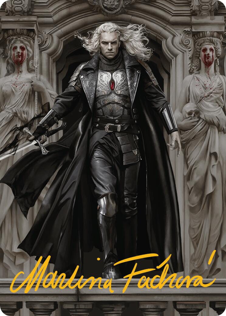 Sorin, Imperious Bloodlord Art Card (Gold-Stamped Signature) [Innistrad Remastered Art Series] | Deep Dive Games St. Marys