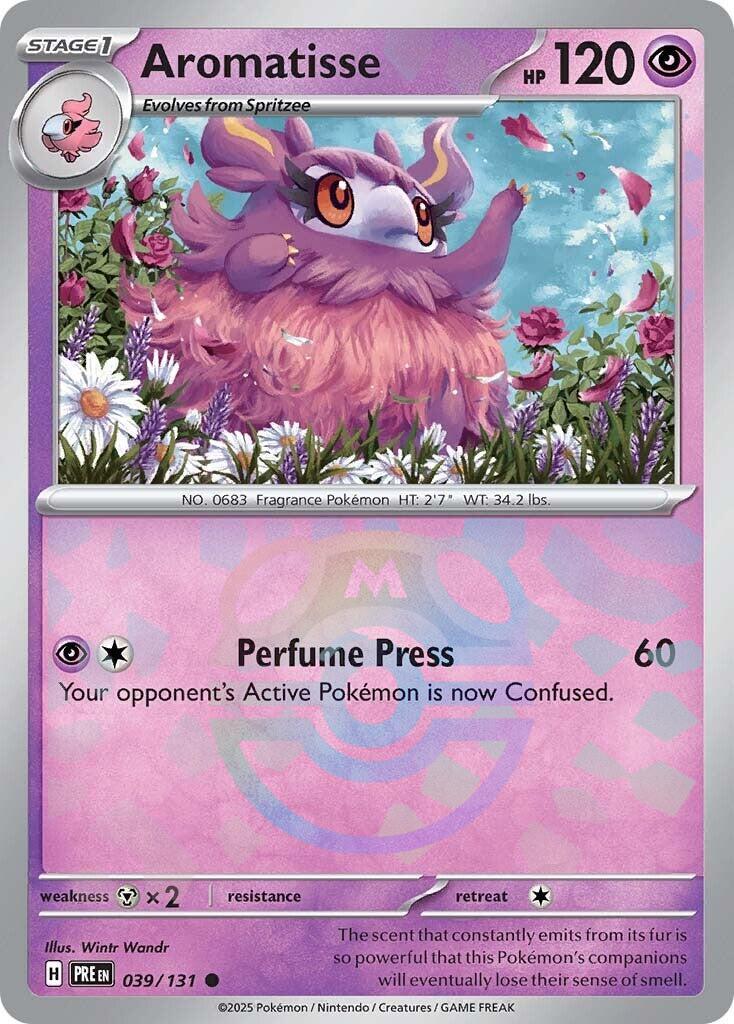 Aromatisse (039/131) (Master Ball Pattern) [Scarlet & Violet: Prismatic Evolutions] | Deep Dive Games St. Marys