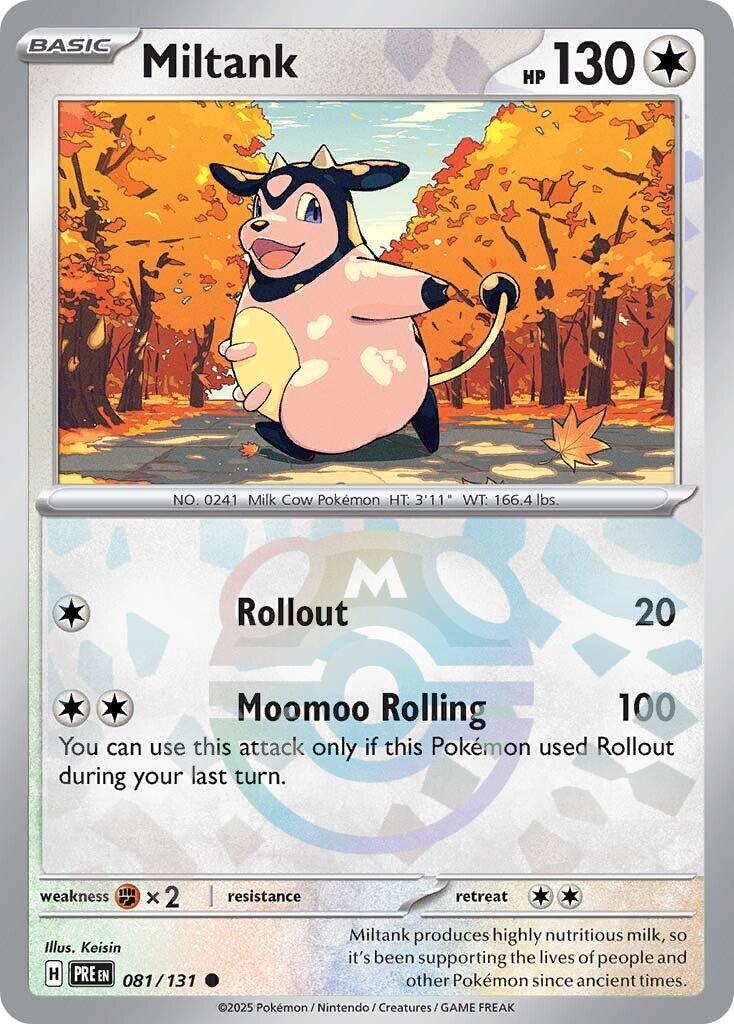 Miltank (081/131) (Master Ball Pattern) [Scarlet & Violet: Prismatic Evolutions] | Deep Dive Games St. Marys
