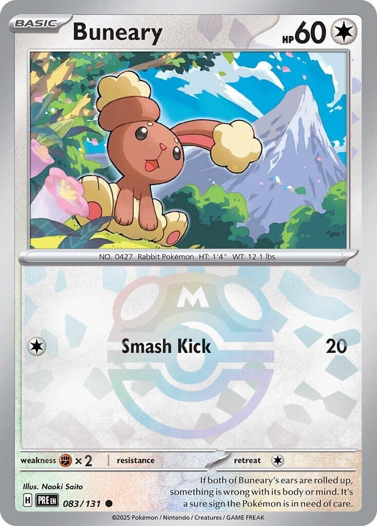 Buneary (083/131) (Master Ball Pattern) [Scarlet & Violet: Prismatic Evolutions] | Deep Dive Games St. Marys