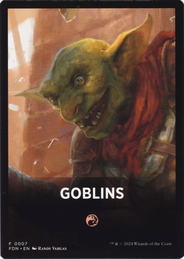 Goblins Theme Card [Foundations Tokens] | Deep Dive Games St. Marys