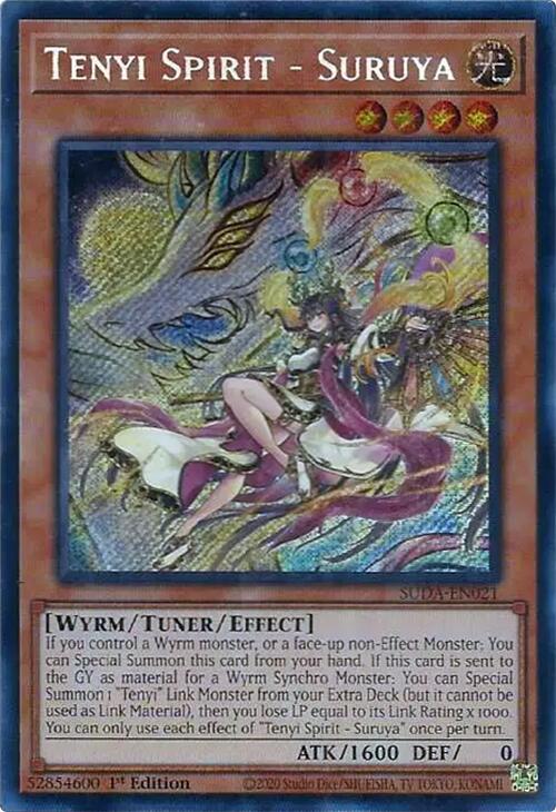 Tenyi Spirit - Suruya [SUDA-EN021] Secret Rare | Deep Dive Games St. Marys