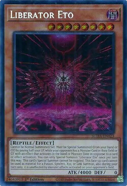 Liberator Eto [SUDA-EN023] Secret Rare | Deep Dive Games St. Marys