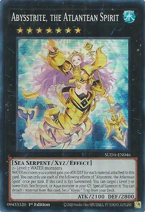 Abysstrite, the Atlantean Spirit [SUDA-EN046] Super Rare | Deep Dive Games St. Marys