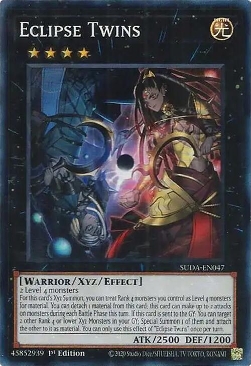Eclipse Twins [SUDA-EN047] Super Rare | Deep Dive Games St. Marys