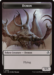 Demon // Human Cleric Double-Sided Token [Innistrad Remastered Tokens] | Deep Dive Games St. Marys