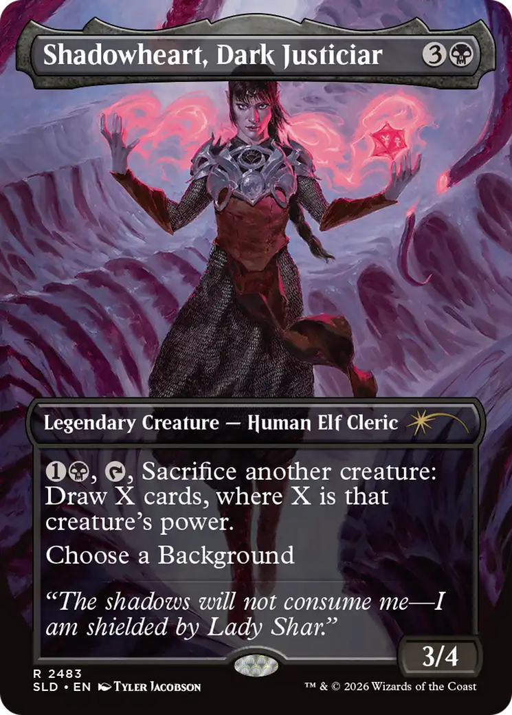 Shadowheart, Dark Justiciar [Secret Lair Drop Series] | Deep Dive Games St. Marys