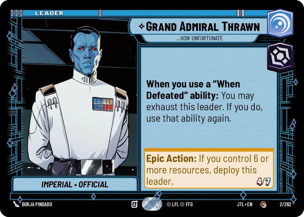 Grand Admiral Thrawn - ...How Unfortunate (2/262) (2/262) [Jump to Lightspeed] | Deep Dive Games St. Marys