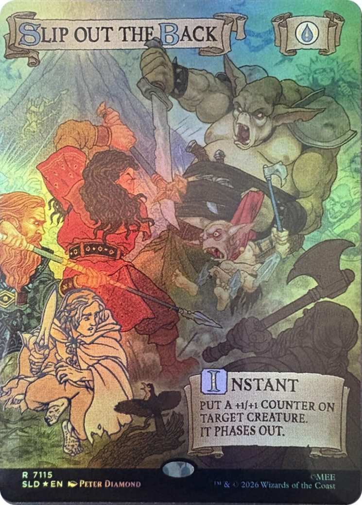 Slip Out the Back (Out Of Sight Foil) [Secret Lair Drop Series] | Deep Dive Games St. Marys