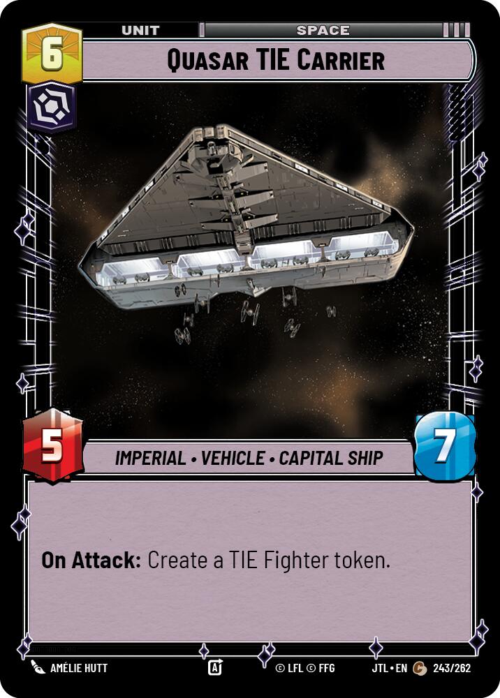 Quasar TIE Carrier (243/262) (243/257) [Jump to Lightspeed] | Deep Dive Games St. Marys