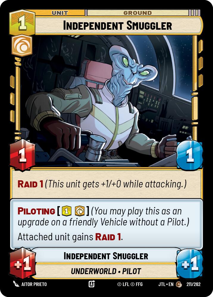 Independent Smuggler (211/262) (211/257) [Jump to Lightspeed] | Deep Dive Games St. Marys