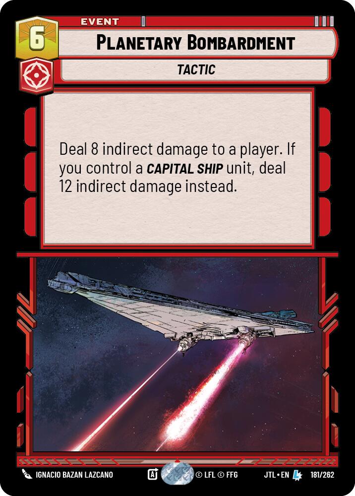 Planetary Bombardment (181/262) (181/257) [Jump to Lightspeed] | Deep Dive Games St. Marys