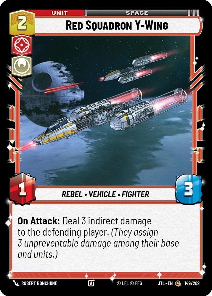 Red Squadron Y-Wing (149/262) (149/257) [Jump to Lightspeed] | Deep Dive Games St. Marys
