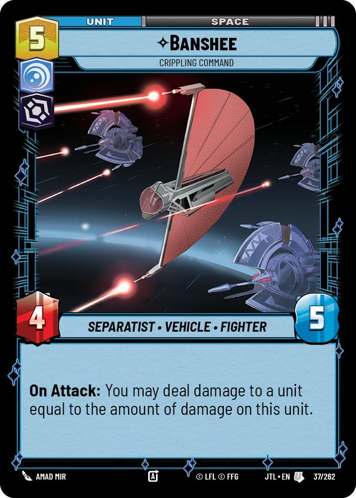 Banshee - Crippling Command (037/262) (037/257) [Jump to Lightspeed] | Deep Dive Games St. Marys