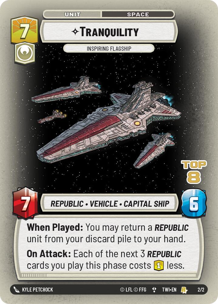 Tranquility - Inspiring Flagship (2/2) (Top 8) (2/2) [Store Showdown Promos] | Deep Dive Games St. Marys
