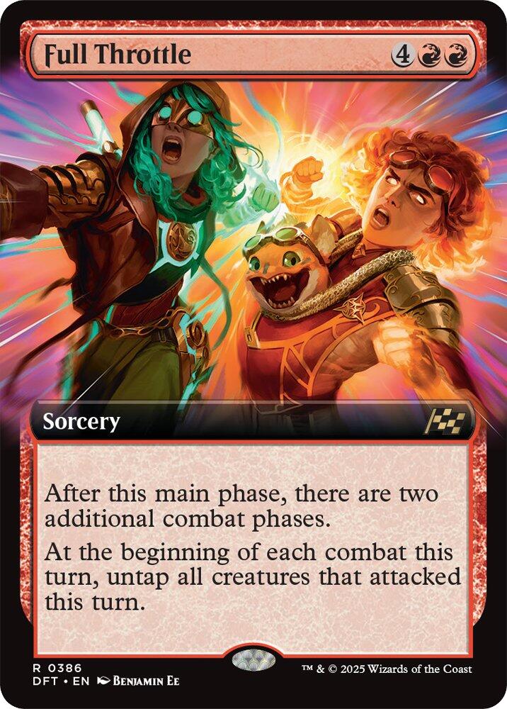 Full Throttle (Extended Art) [Aetherdrift] | Deep Dive Games St. Marys