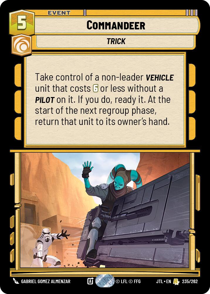 Commandeer (235/262) (235/257) [Jump to Lightspeed] | Deep Dive Games St. Marys
