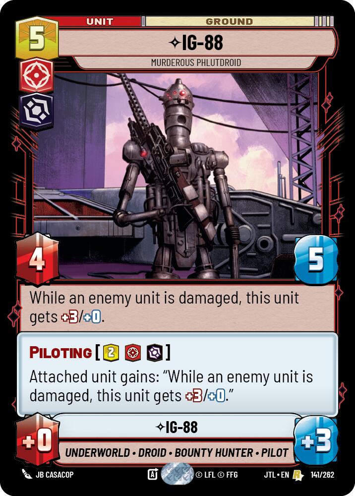 IG-88 - Murderous Phlutdroid (141/262) (141/257) [Jump to Lightspeed] | Deep Dive Games St. Marys