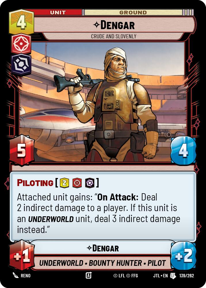 Dengar - Crude and Slovenly (139/262) (139/257) [Jump to Lightspeed] | Deep Dive Games St. Marys