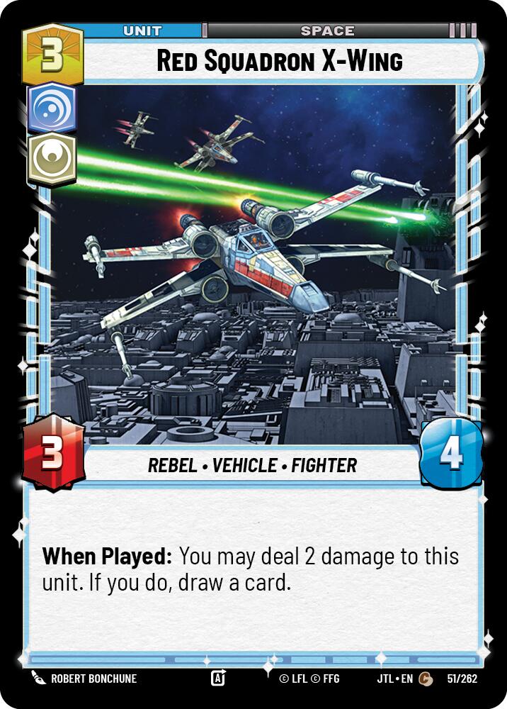 Red Squadron X-Wing (051/262) (051/257) [Jump to Lightspeed] | Deep Dive Games St. Marys