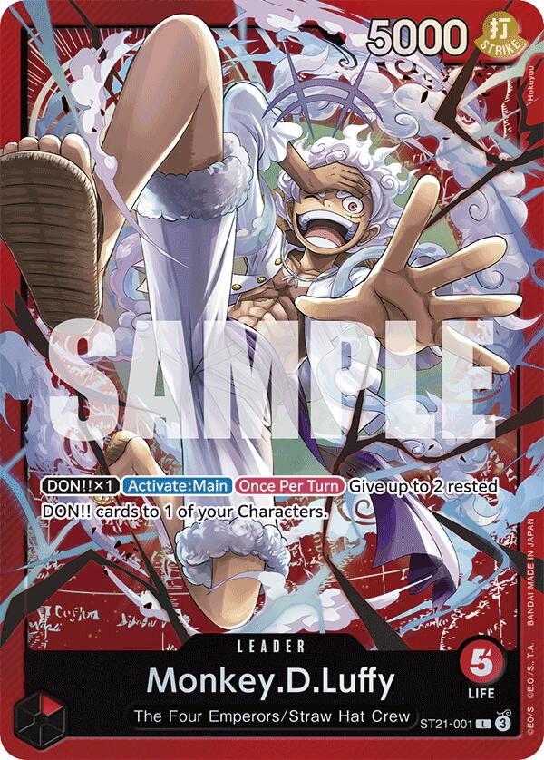 Monkey.D.Luffy [Starter Deck EX: Gear 5] | Deep Dive Games St. Marys