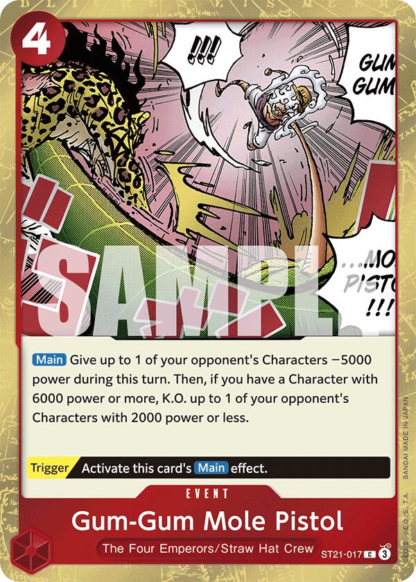 Gum-Gum Mole Pistol [Starter Deck EX: Gear 5] | Deep Dive Games St. Marys