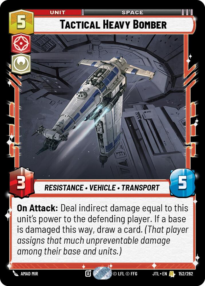 Tactical Heavy Bomber (152/262) (152/257) [Jump to Lightspeed] | Deep Dive Games St. Marys
