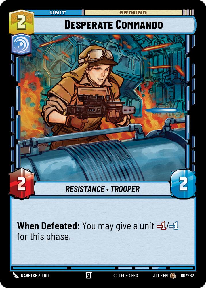 Desperate Commando (060/262) (060/257) [Jump to Lightspeed] | Deep Dive Games St. Marys
