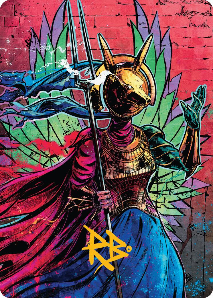 Hazoret, Godseeker Art Card (Gold-Stamped Signature) [Aetherdrift Art Series] | Deep Dive Games St. Marys