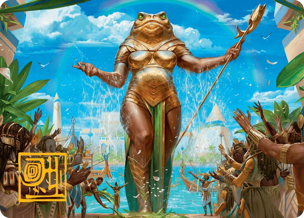 Sab-Sunen, Luxa Embodied Art Card (Gold-Stamped Signature) [Aetherdrift Art Series] | Deep Dive Games St. Marys