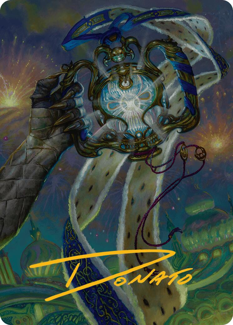 The Aetherspark Art Card (Gold-Stamped Signature) [Aetherdrift Art Series] | Deep Dive Games St. Marys