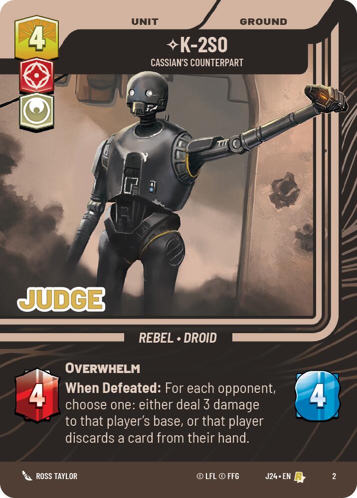 K-2SO - Cassian's Counterpart (2) (2) [Judge Promos] | Deep Dive Games St. Marys
