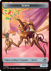 Servo // Thopter (0009) Double-Sided Token [Aetherdrift Tokens] | Deep Dive Games St. Marys
