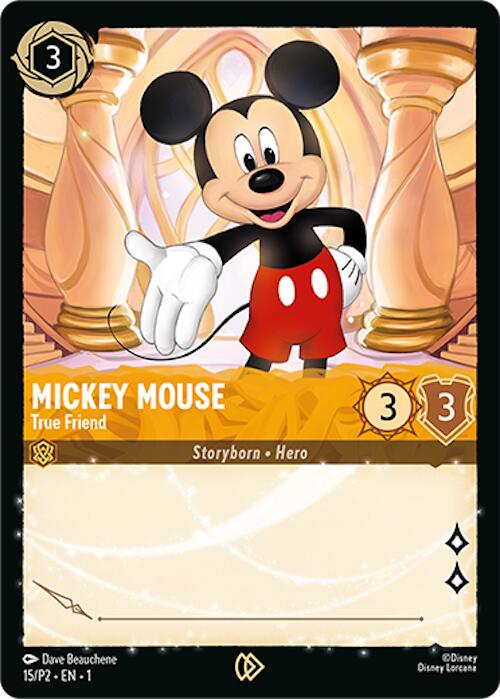 Mickey Mouse - True Friend (15) [Promo Cards] | Deep Dive Games St. Marys