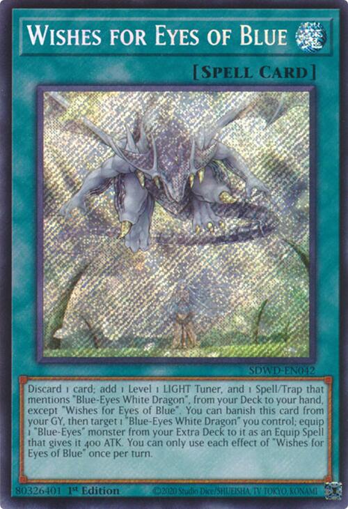 Wishes for Eyes of Blue (Secret Rare) [SDWD-EN042] Secret Rare | Deep Dive Games St. Marys