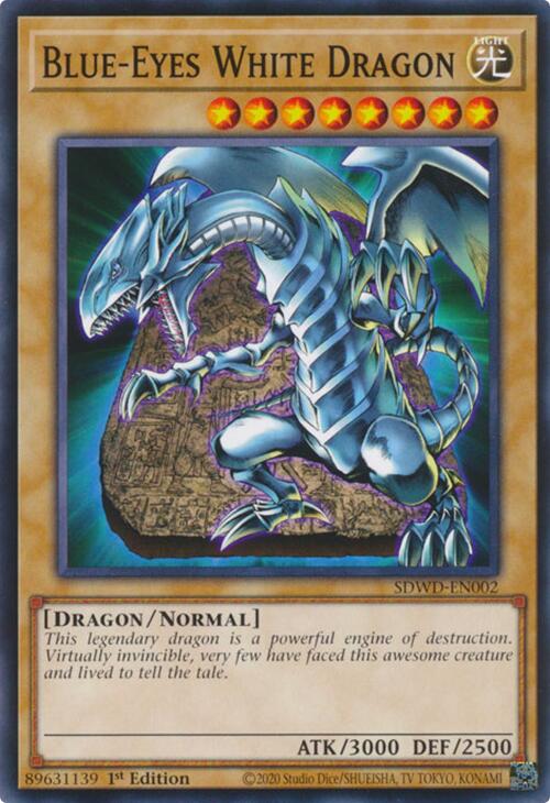 Blue-Eyes White Dragon [SDWD-EN002] Common | Deep Dive Games St. Marys