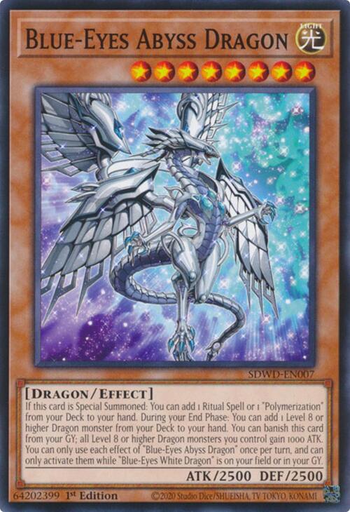 Blue-Eyes Abyss Dragon [SDWD-EN007] Common | Deep Dive Games St. Marys