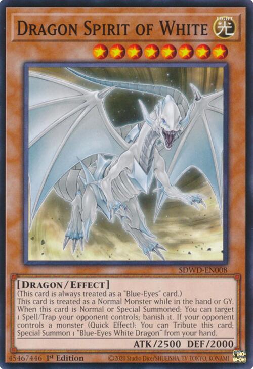 Dragon Spirit of White [SDWD-EN008] Common | Deep Dive Games St. Marys