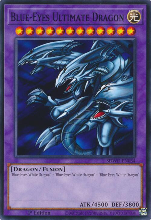 Blue-Eyes Ultimate Dragon [SDWD-EN034] Common | Deep Dive Games St. Marys