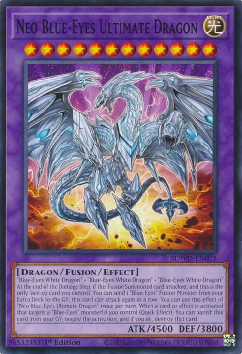 Neo Blue-Eyes Ultimate Dragon [SDWD-EN035] Common | Deep Dive Games St. Marys