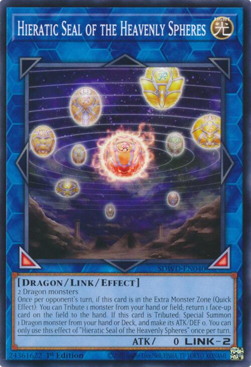 Hieratic Seal of the Heavenly Spheres [SDWD-EN040] Common | Deep Dive Games St. Marys