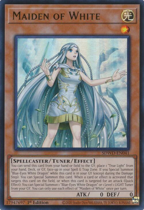 Maiden of White [SDWD-EN041] Ultra Rare | Deep Dive Games St. Marys