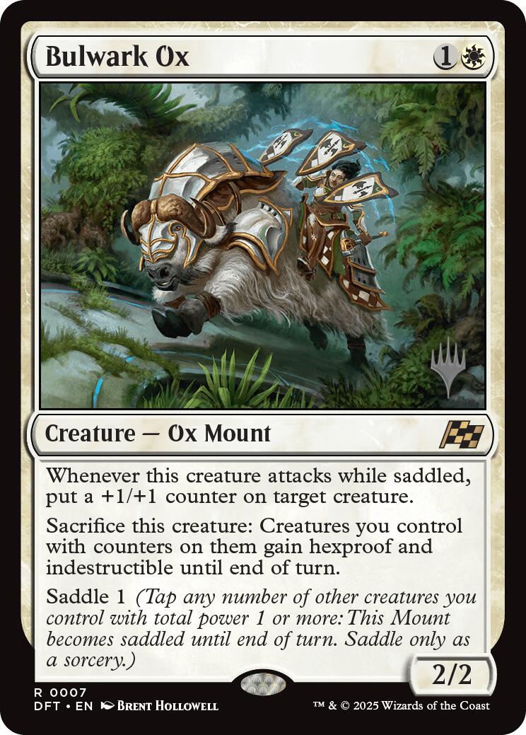 Bulwark Ox (Promo Pack) [Aetherdrift Promos] | Deep Dive Games St. Marys